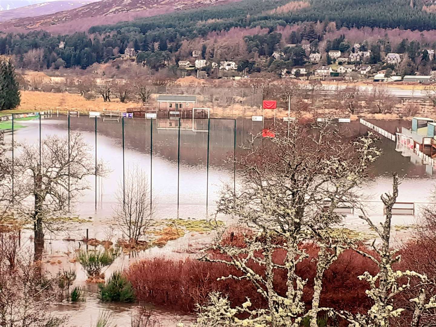 Rain stopped play at Kingussie for ScotRail