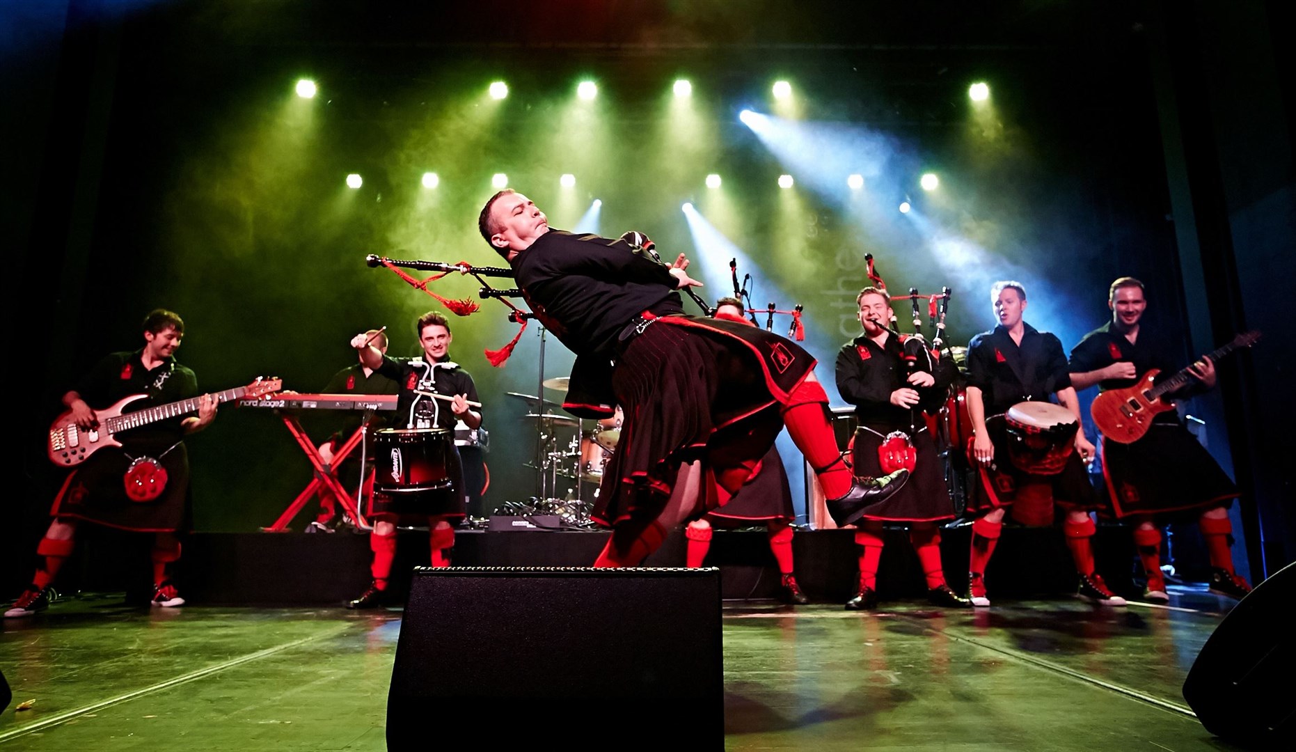 The Red Hot Chilli Pipers.