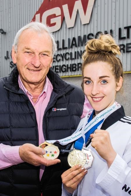 Martial arts star Adele Williamson's Olympic dream has lent support from her grandfather, Elgin businessman Douglas.