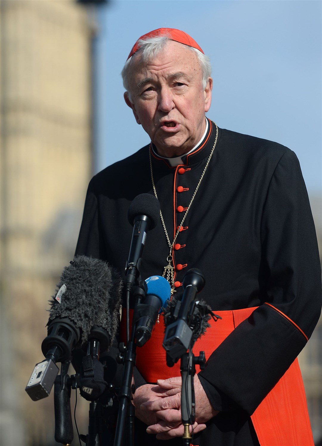 Archbishop of Westminster Cardinal Vincent Nichols said the Pope’s legacy ‘is one we must seek to carry forward and strengthen’ (Victoria Jones/PA)