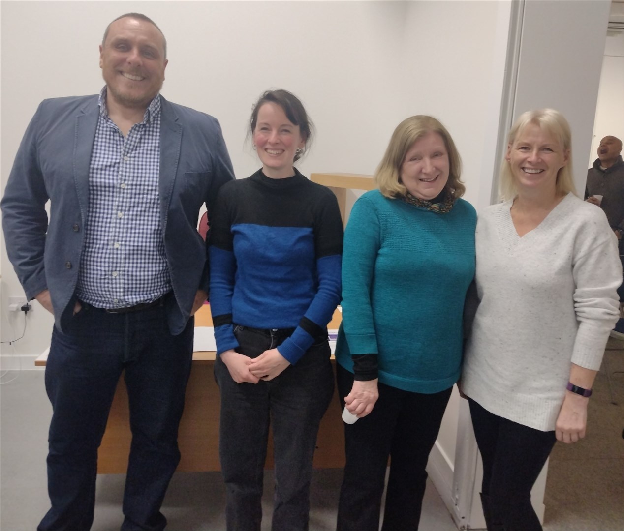 New directors on Caberfeidh 's board: from left, Craig Scott, Hannah Mitchell, Lesley Milligan and Ali Leiper.