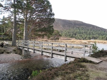 The popular bridge which has been washed away