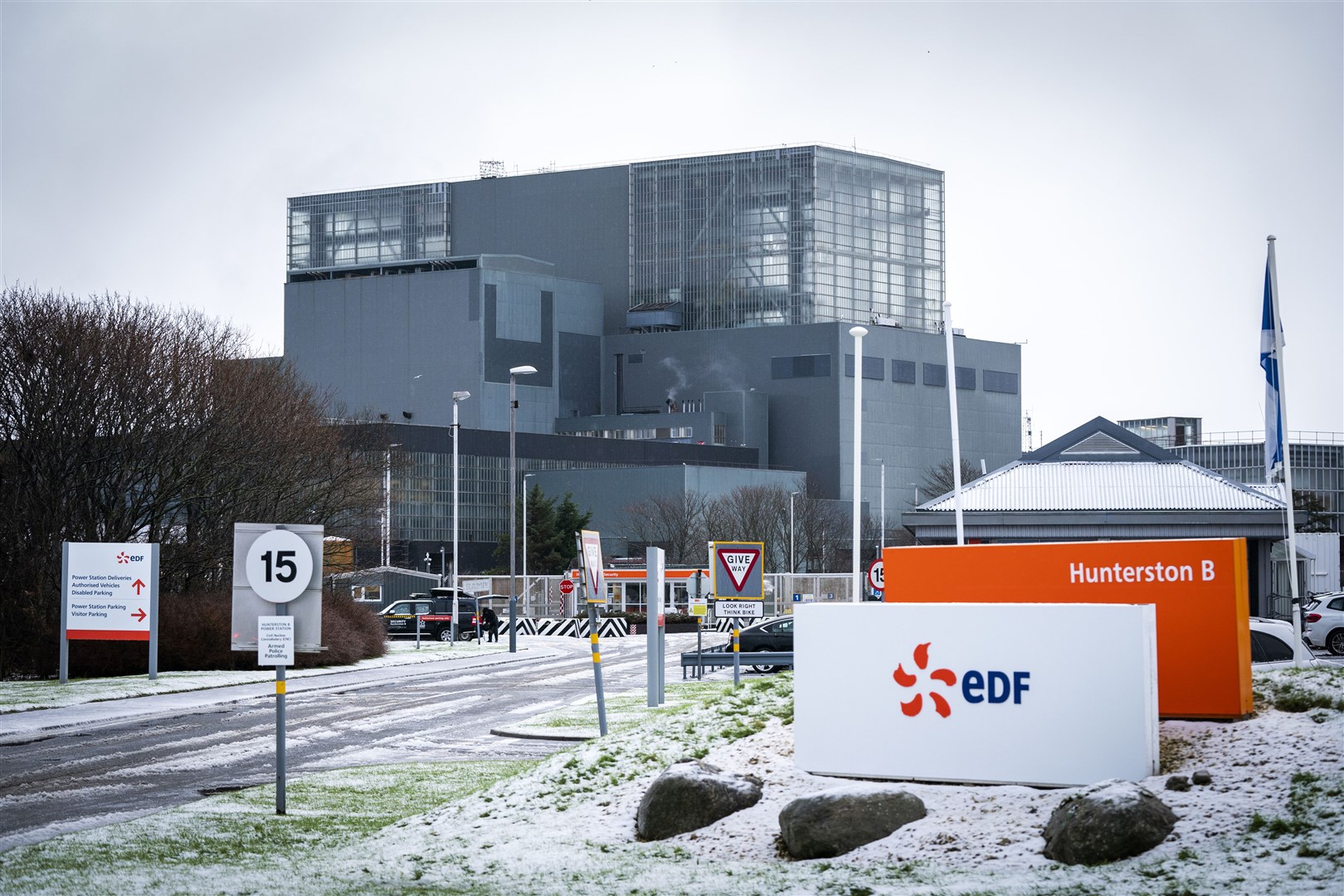 The site in North Ayrshire produced power for 46 years (Jane Barlow/PA)