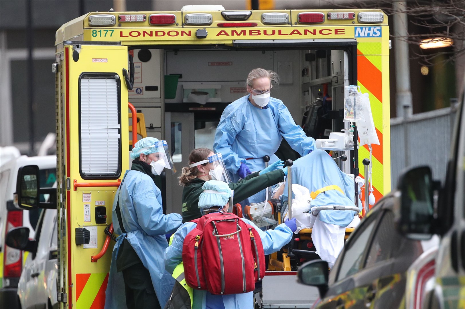 Patrick wants to give thanks to those working on the front line of the pandemic (Yui Mok/PA)