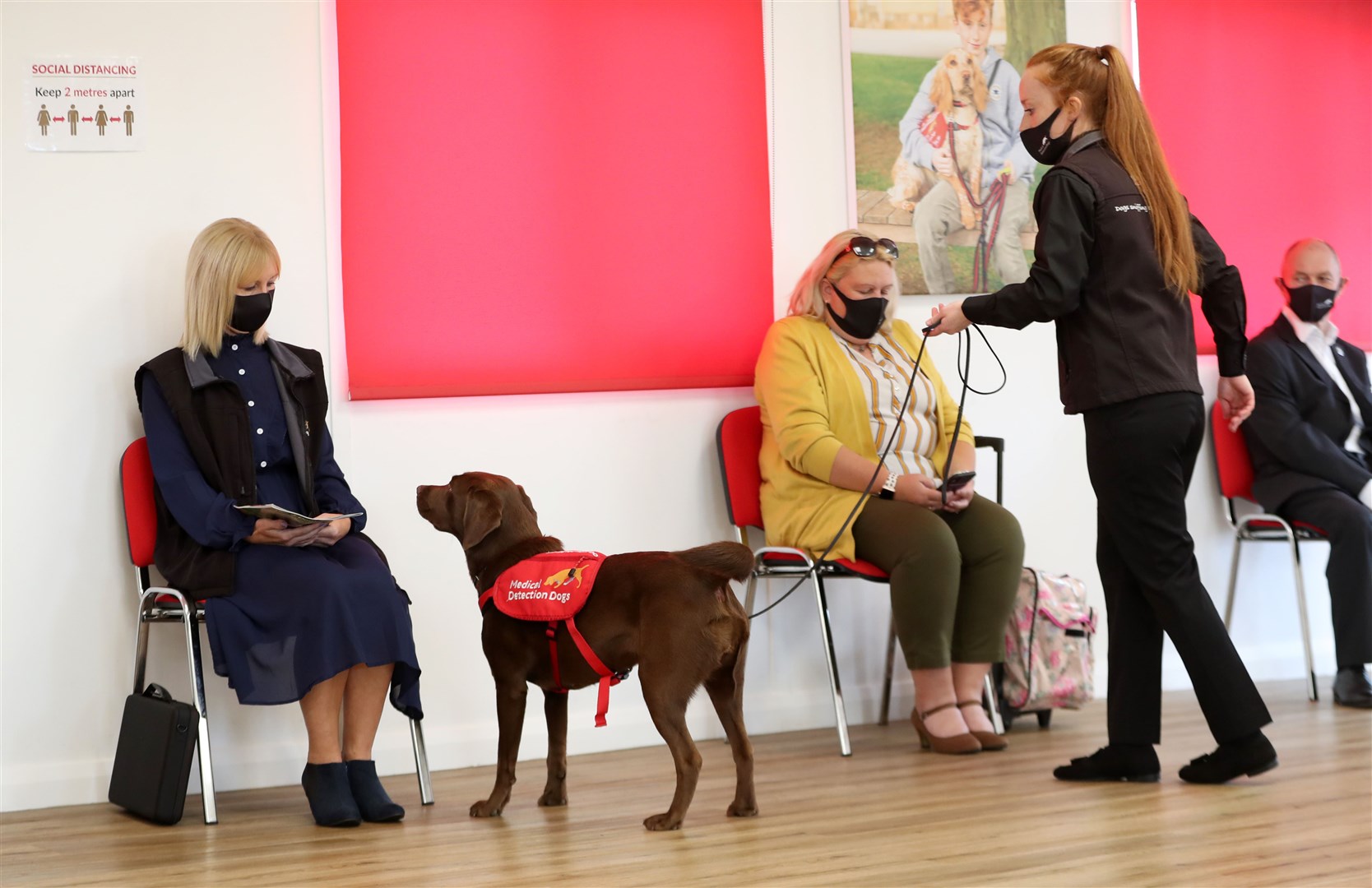 The team perform a demonstration for the duchess (Chris Jackson/PA)