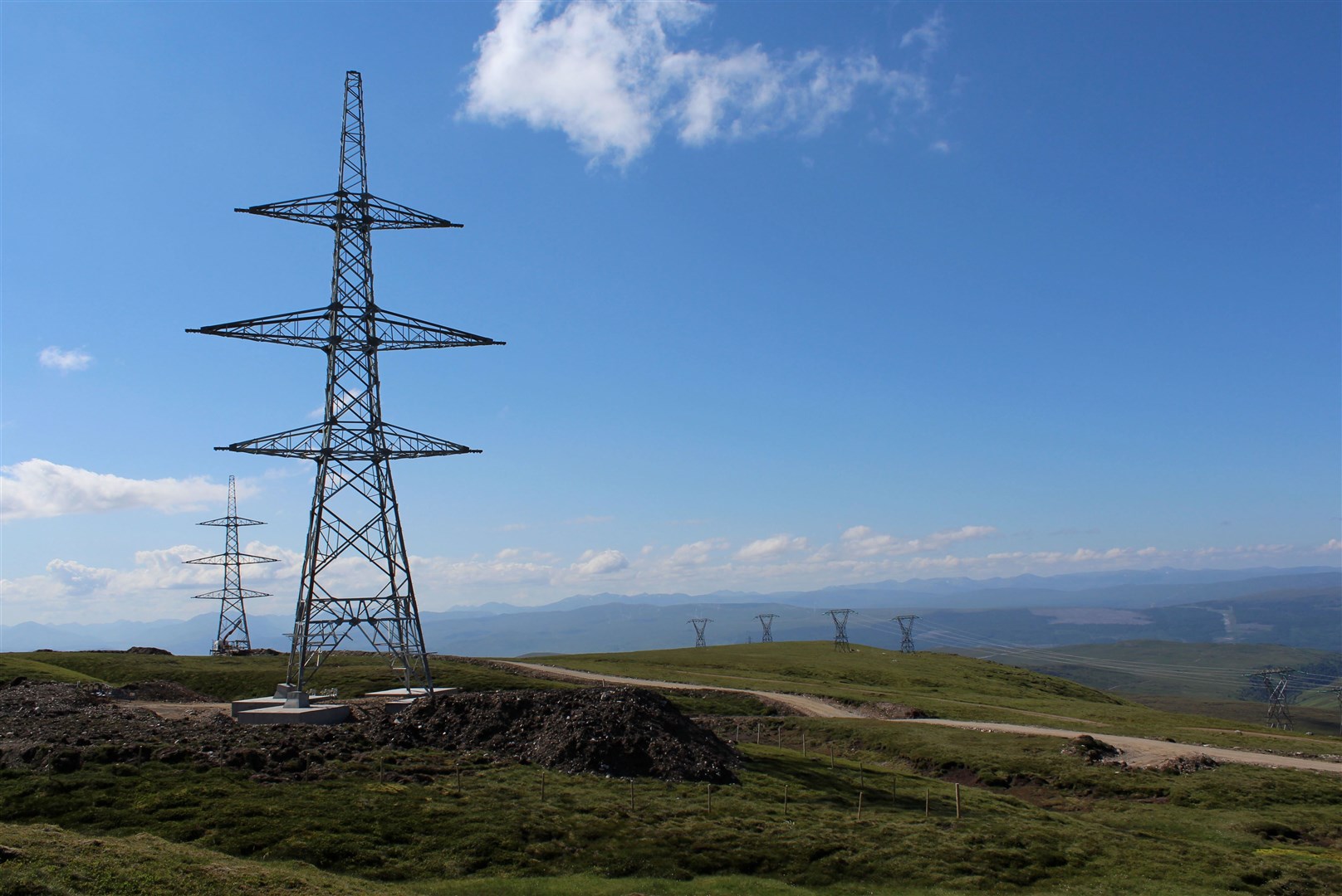 The Beauly-Denny line and associated infrastructure was highly controversial.
