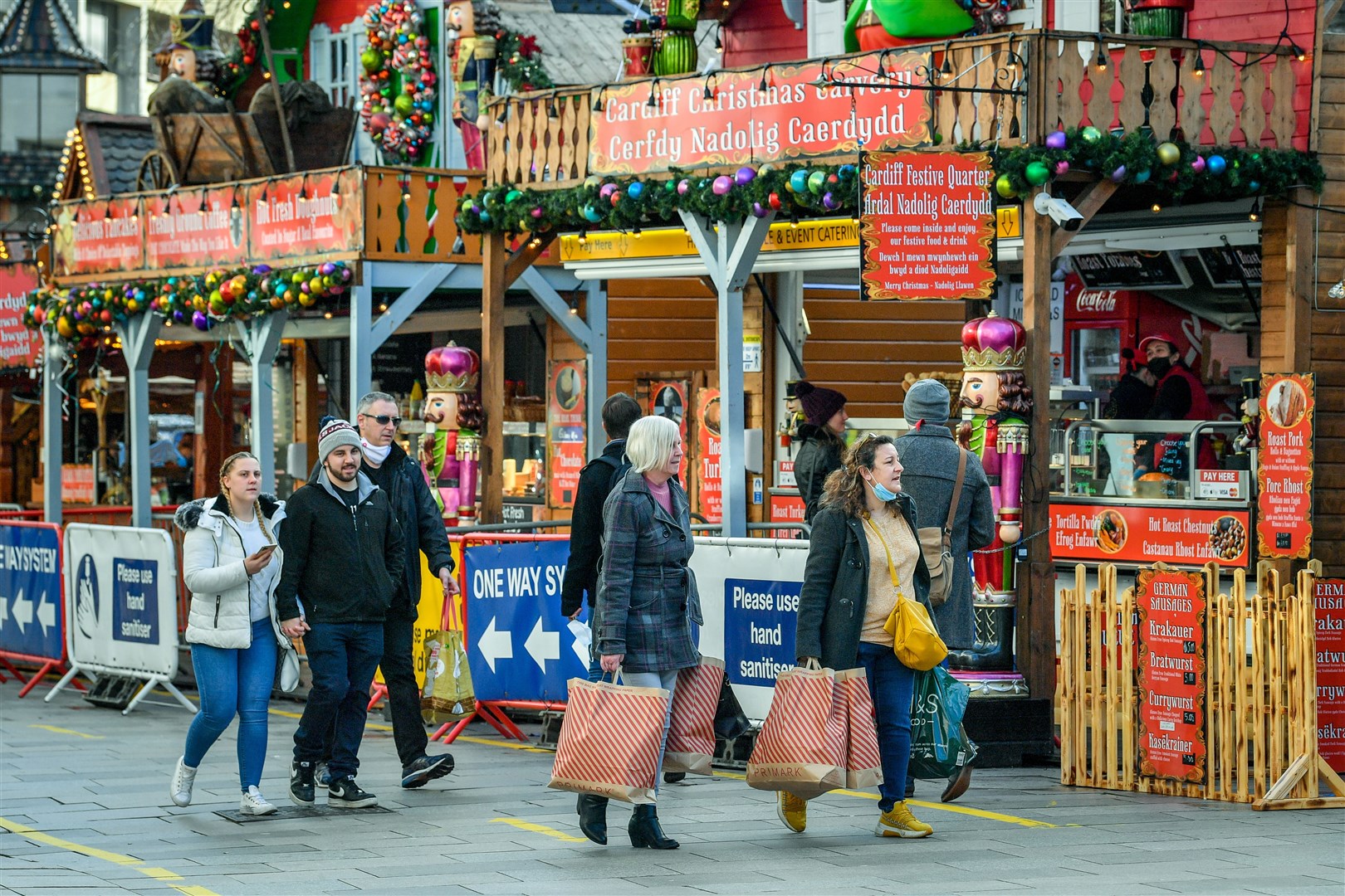 All four nations of the UK have agreed a common approach to Christmas rules (Ben Birchall/PA).