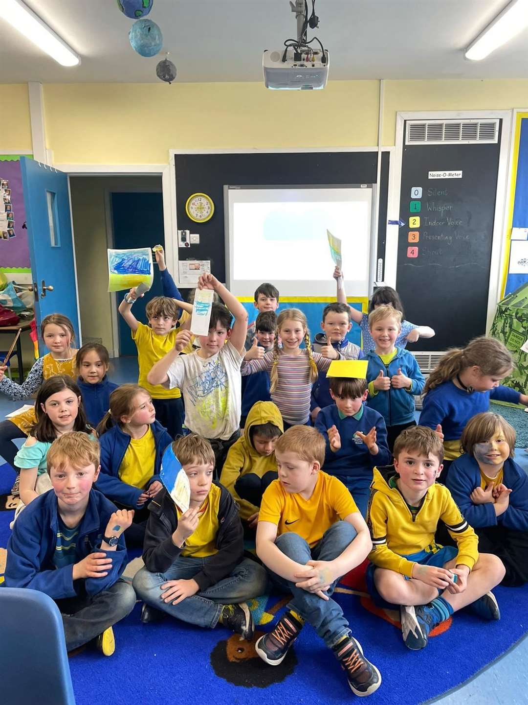Pupils at Abernethy Primary have been showing their support for Ukraine by organising sponsored activities and events.