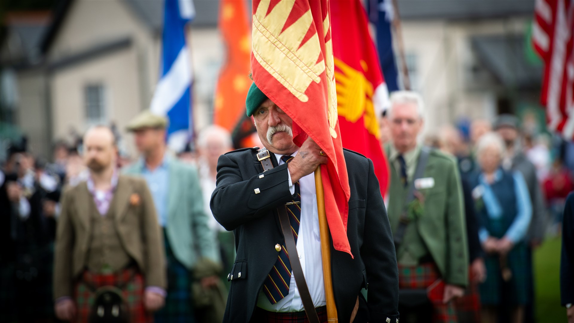 The Clan Grant were in good attendance and tributes were paid to the late James, Lord Strathspey. Picture: Callum Mackay.