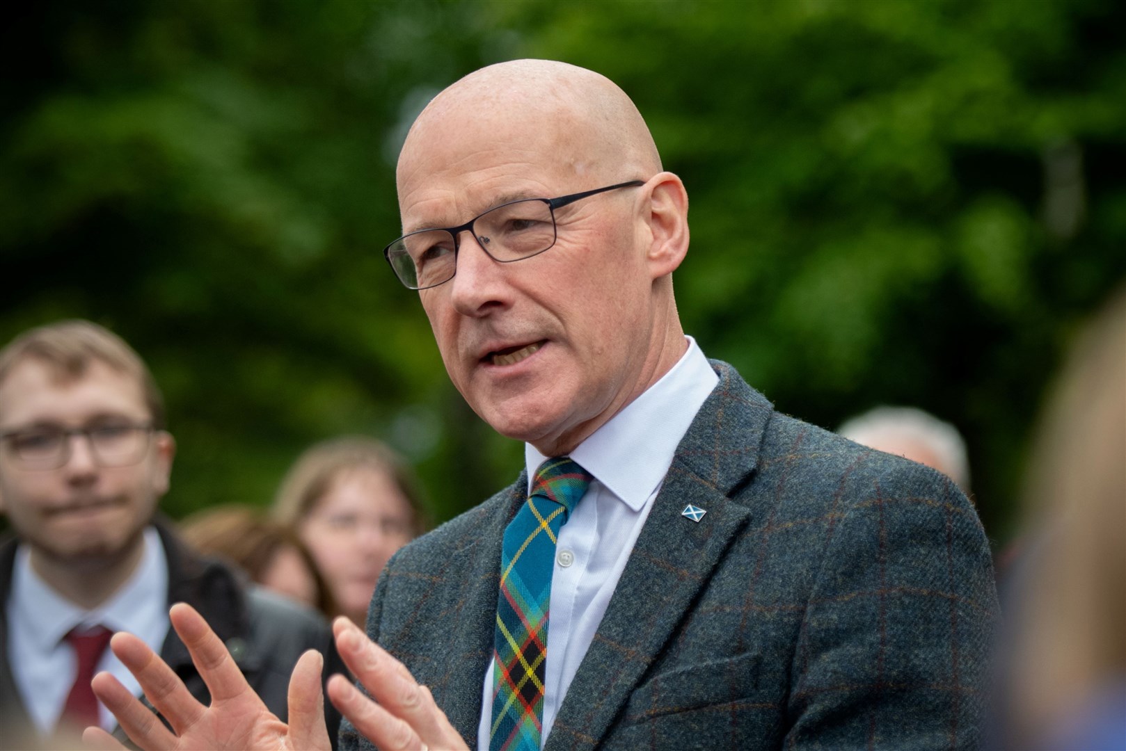 John Swinney First Minister of Scotland. Picture: Callum Mackay.