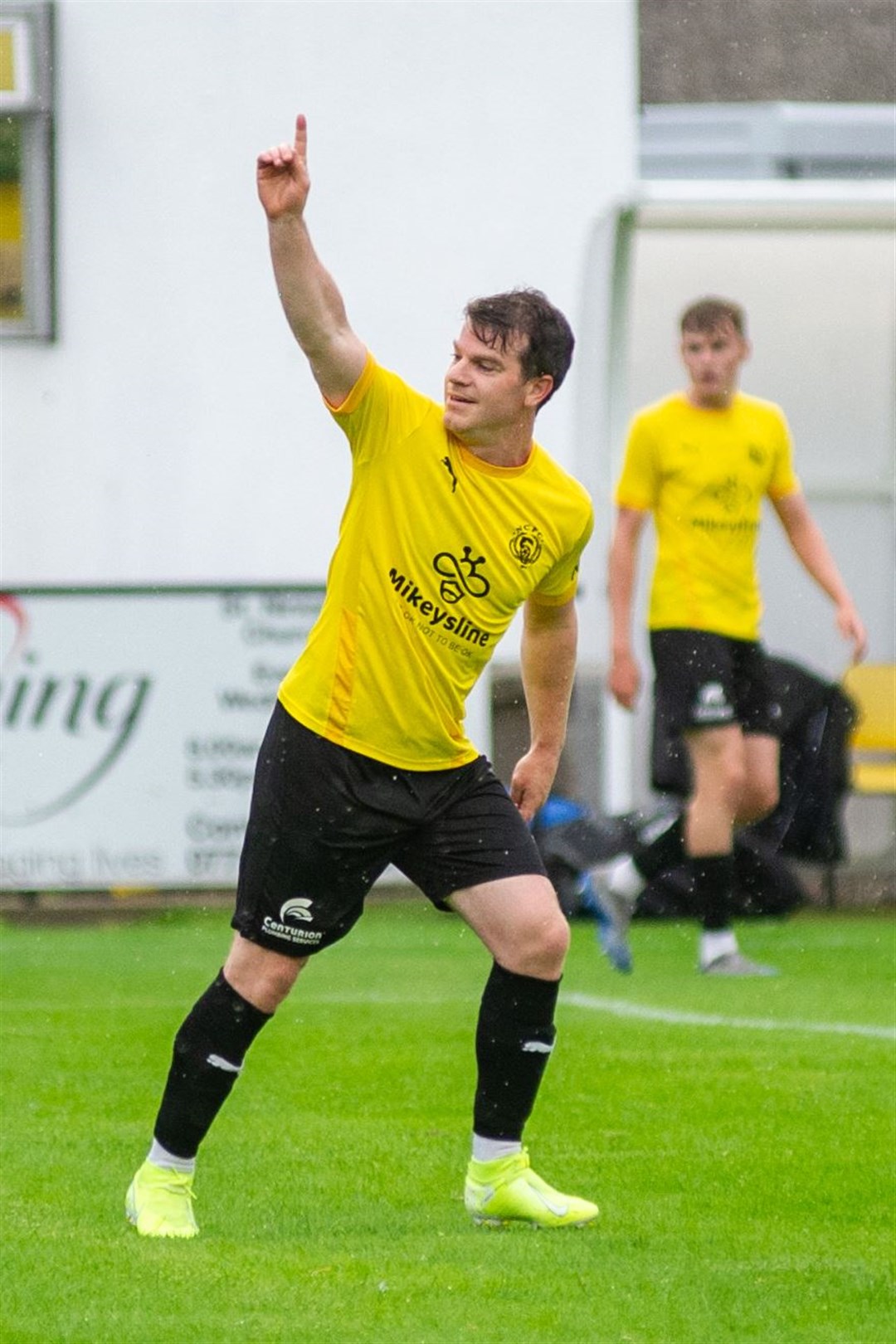 Nairn striker Conor Gethins was on the scoresheet twice. Picture: Daniel Forsyth.