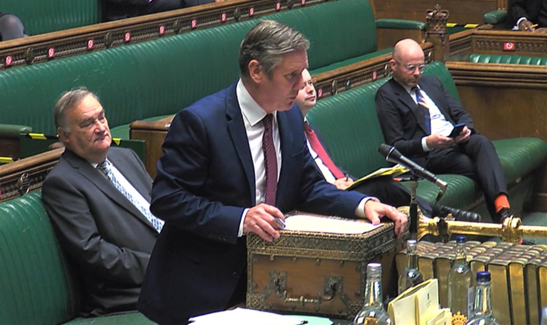 Sir Keir asked why the Prime Minister had rejected the advice of scientific experts (PA)