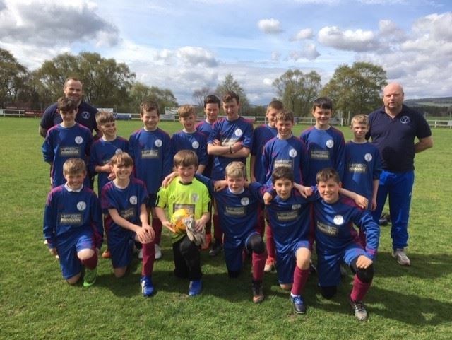 The young players who took to the field for Strathspey Rovers this past season.