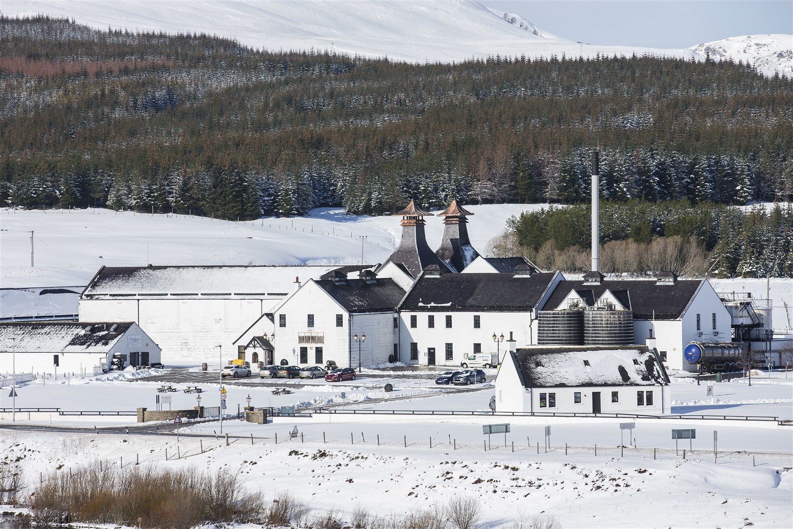 Dalwhinnie which is home to the famous distillery of the same name has recorded the UK's coldest temperature of the year so far.