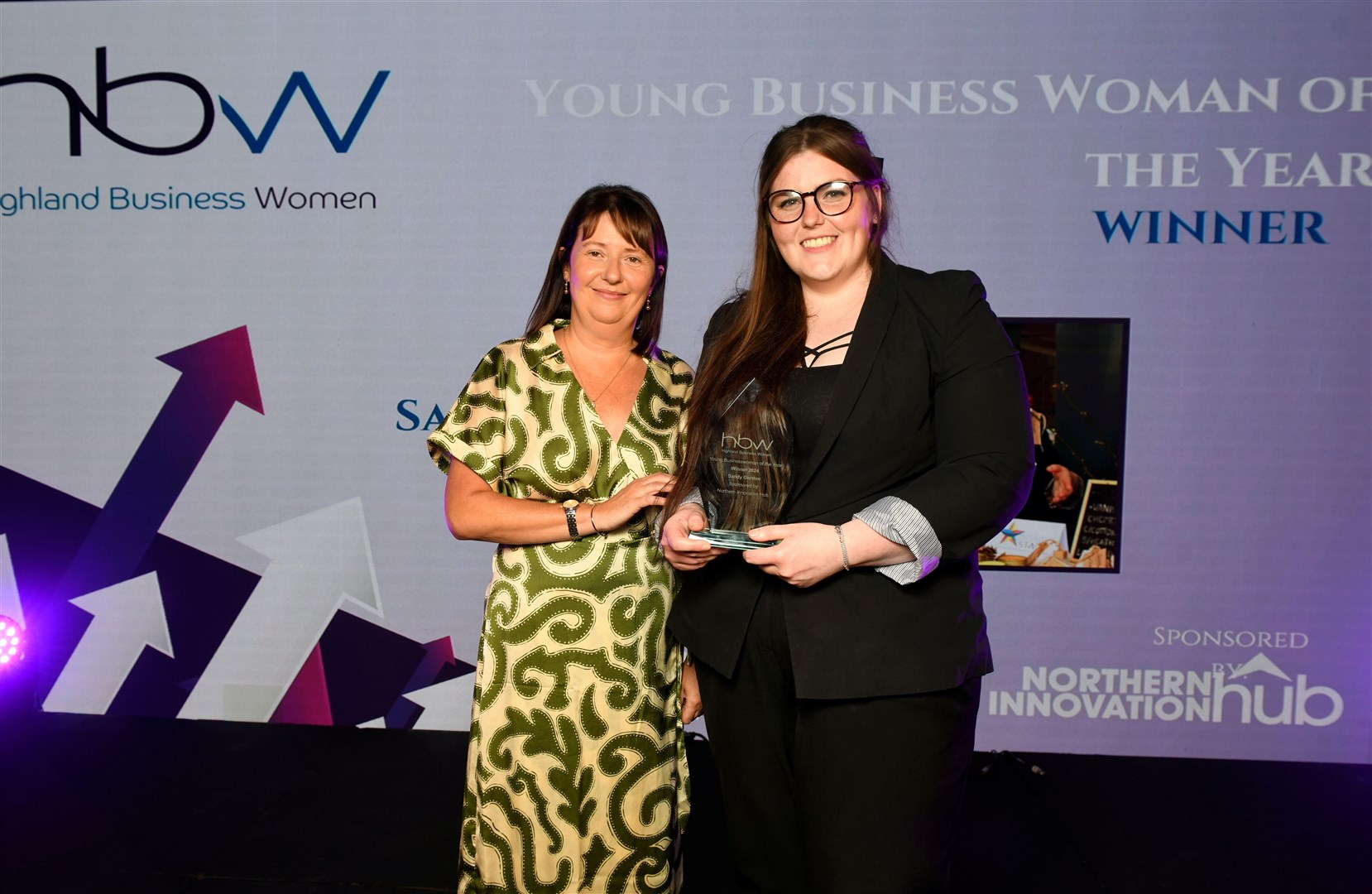 Young Business Woman of the Year award 2024 winner Sandie Gordon.