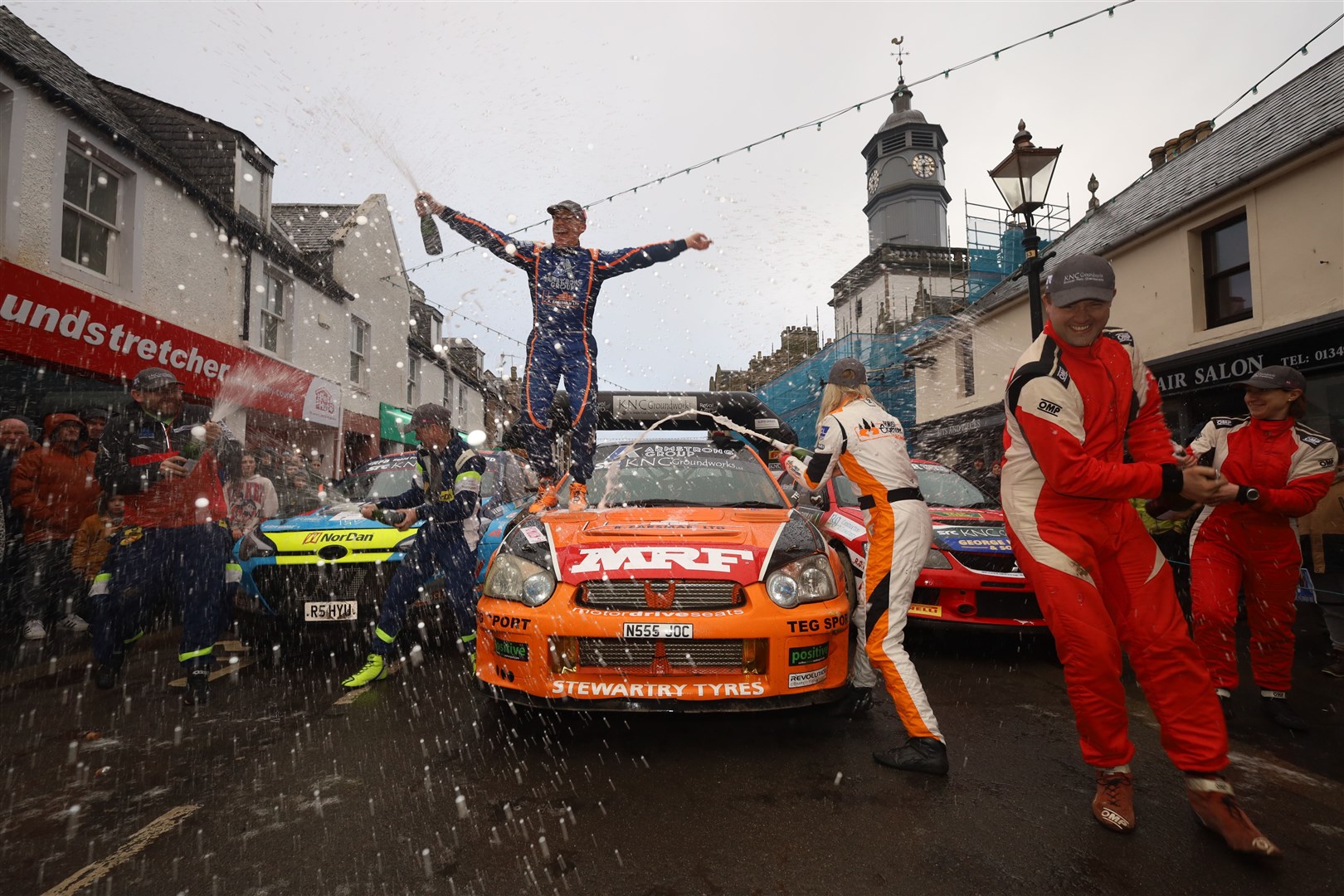 Jock Armstrong and Hannah McKillop came first, John Wink and Neil Shanks came second and Michael Binnie and Claire Mole came third.. Picture: James Mackenzie.