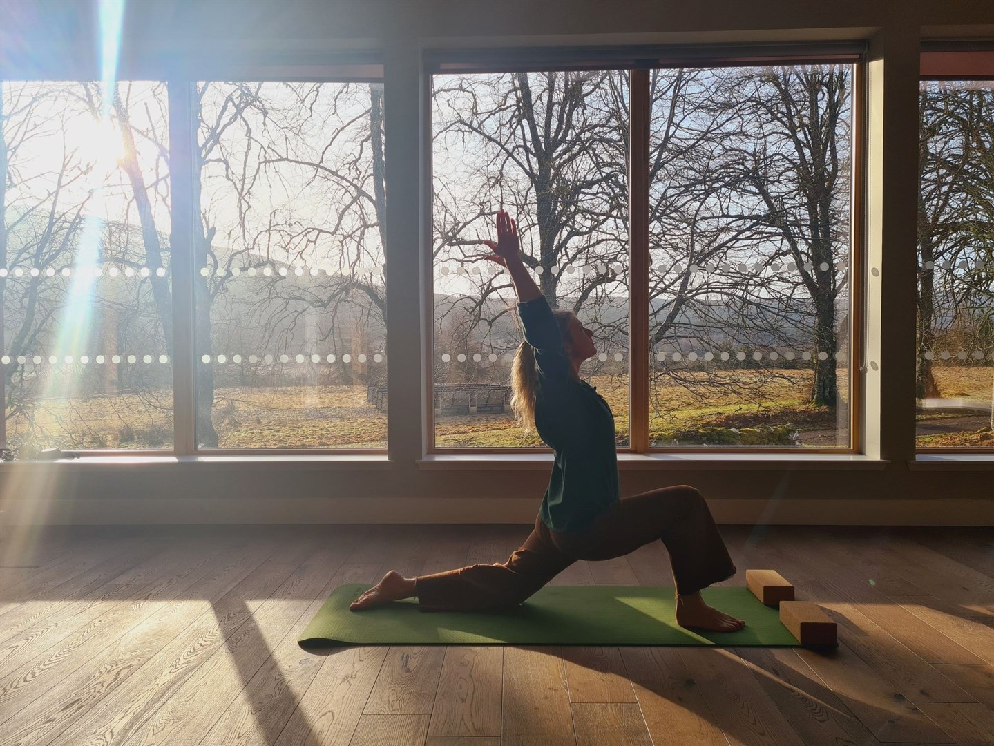 Take a step towards inner peace with yoga sessions.