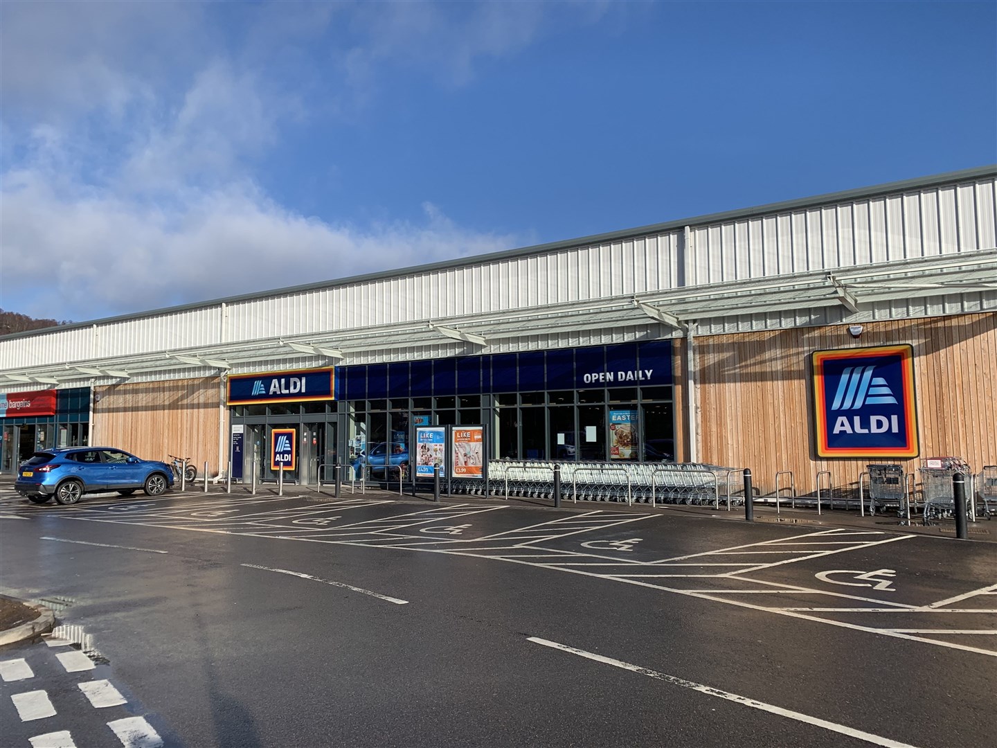 The Aldi store in Aviemore.