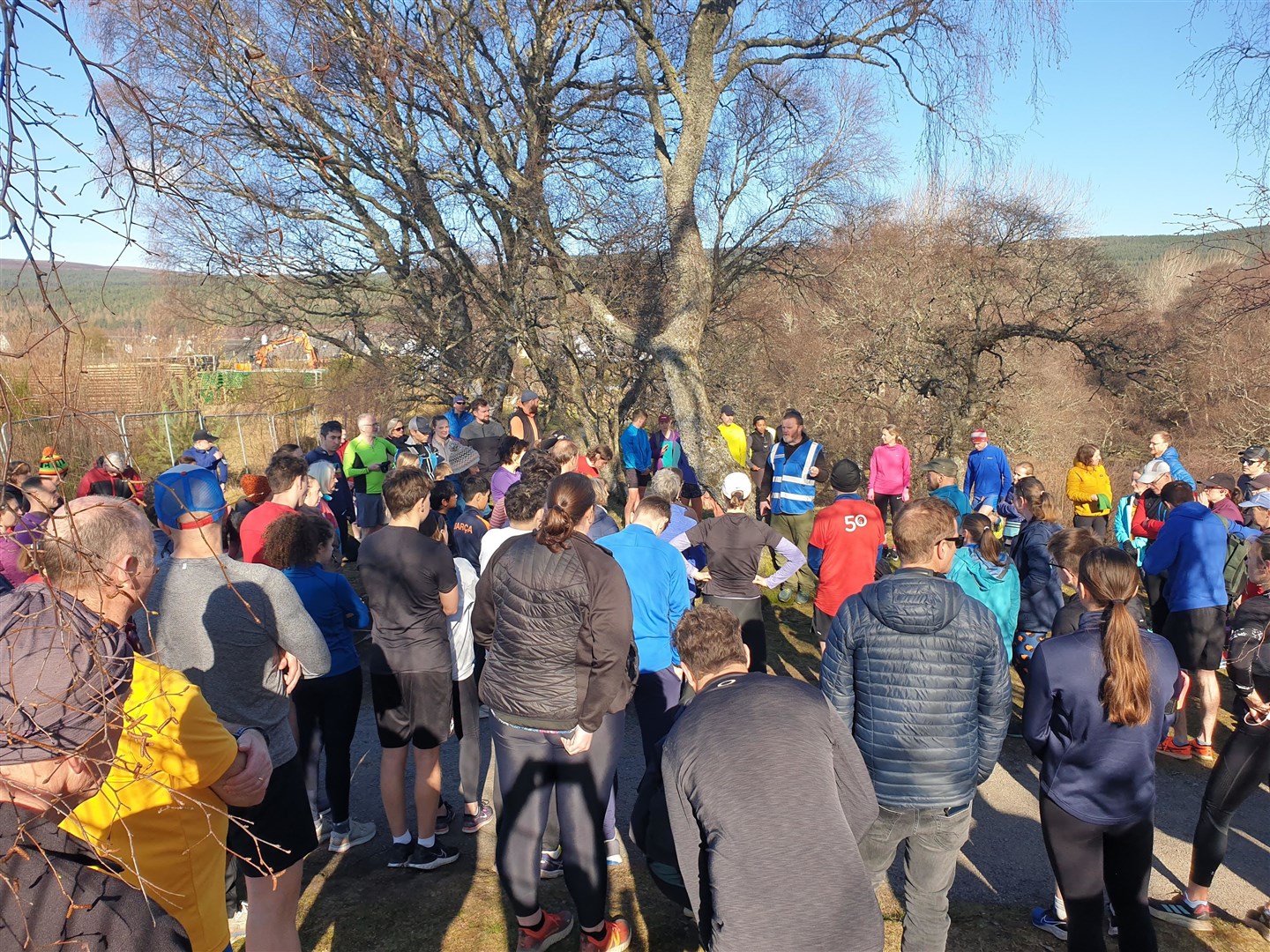 A briefing for this morning's runners