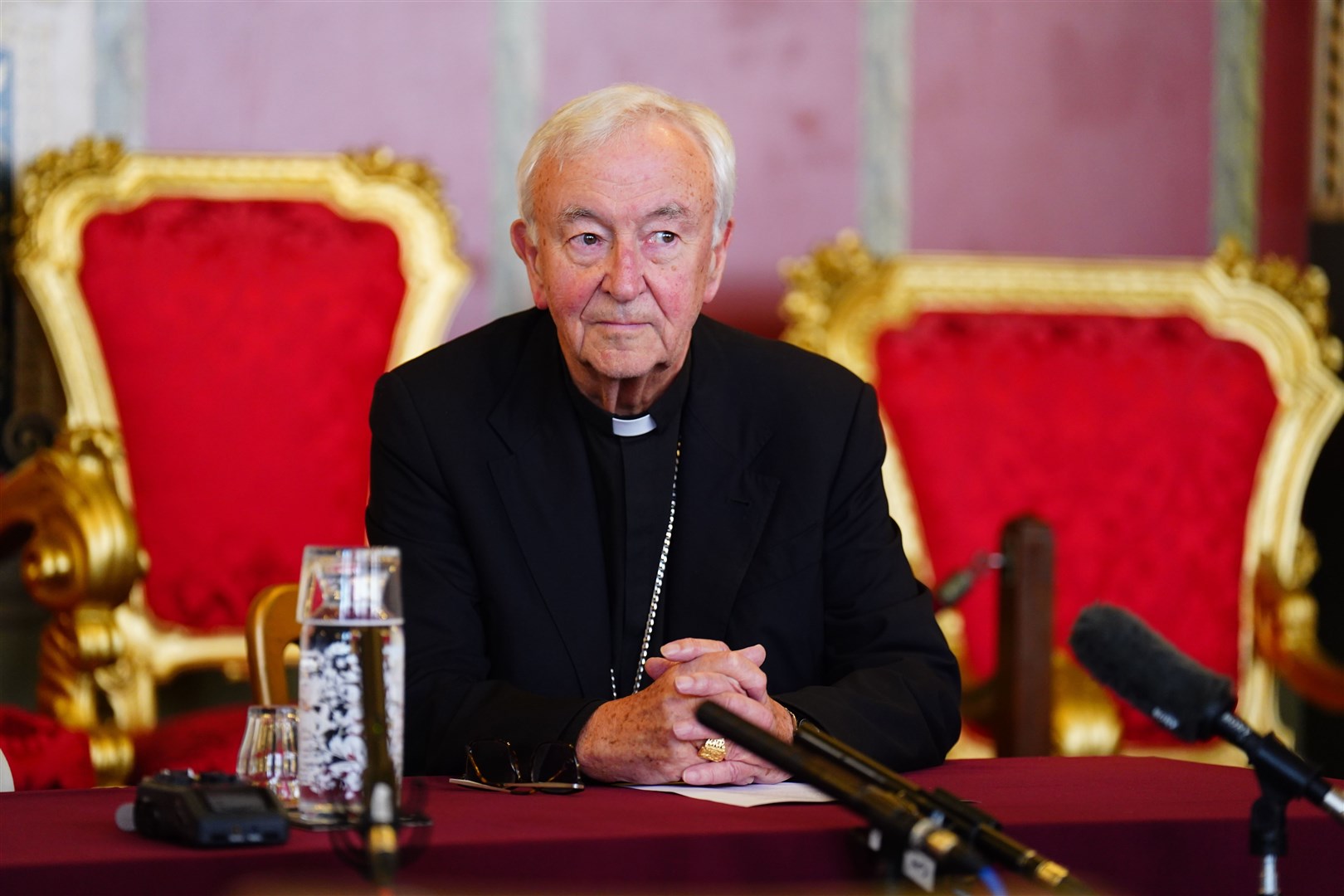 Cardinal Vincent Nichols said the funeral will be a masterpiece in stage management of big egos (James Manning/PA)