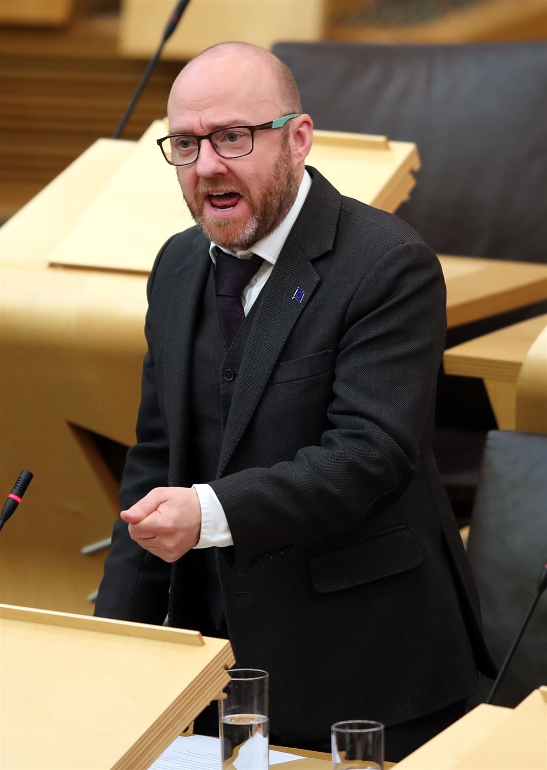Patrick Harvie said the Erasmus decision is ‘perverse’ (Jane Barlow/PA)