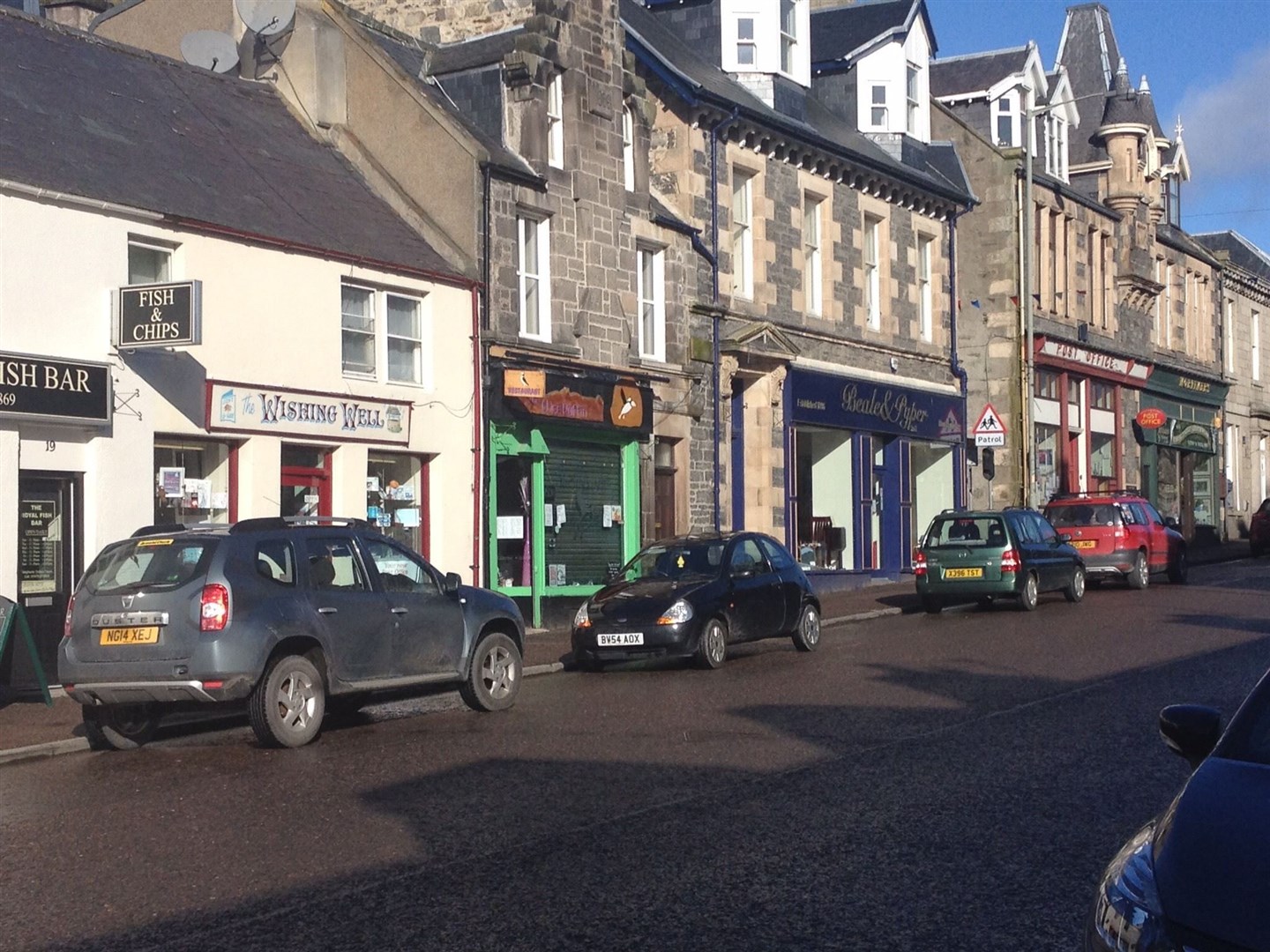 Grantown High Street.... residents are being encouraged to shop local after 14 weeks of closure for most retailers.