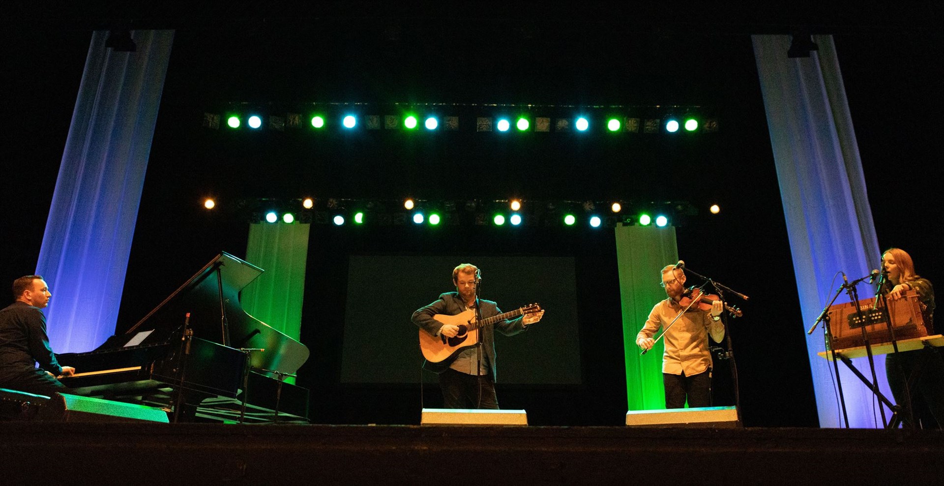 New Glasgow traditional music outfit, Staran, open The Royal National Mòd 2021 in Inverness with a live performance at Eden Court Theatre,