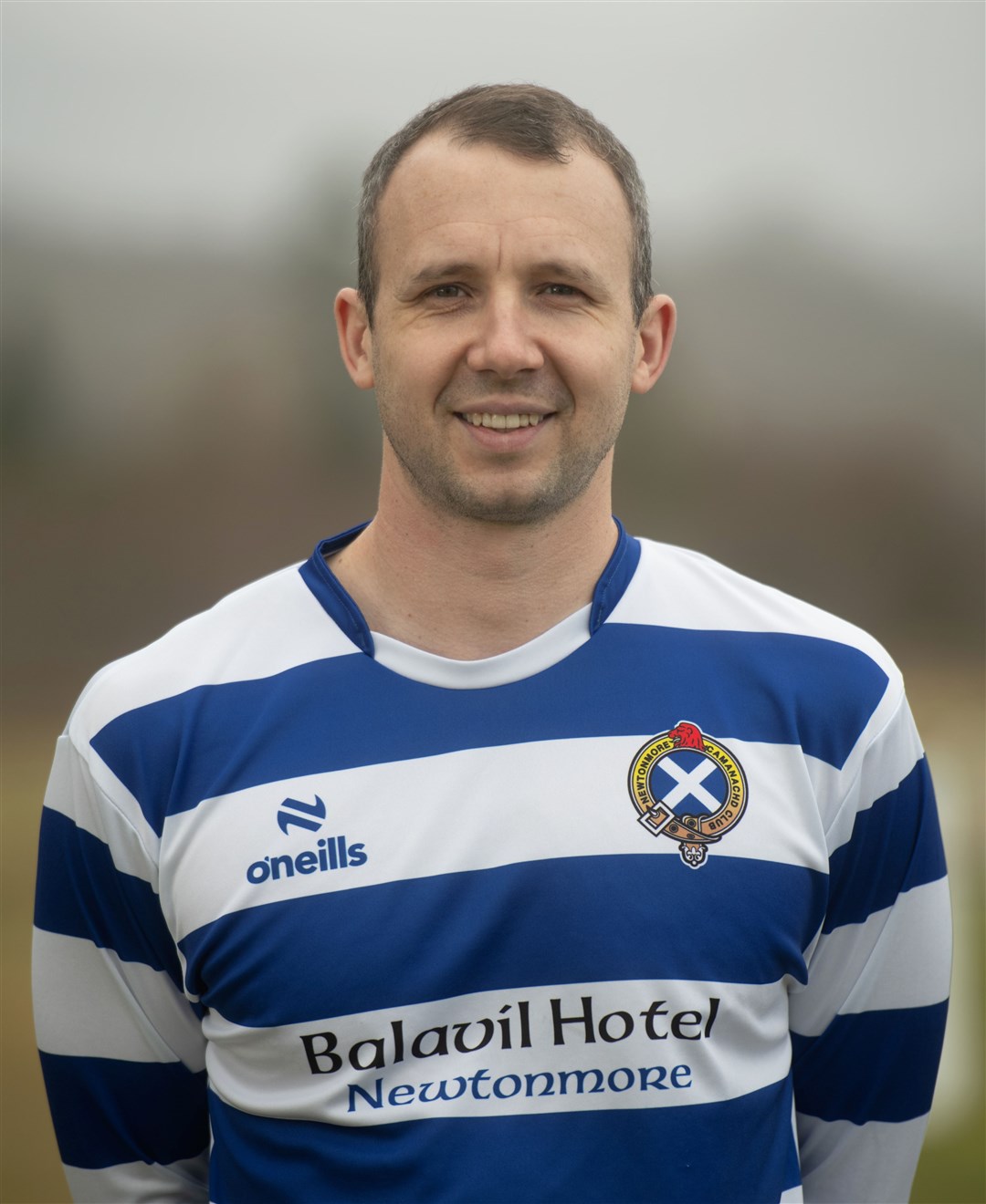 Newtonmore's defensive kingpin Rory Kennedy. Picture: Callum Mackay.