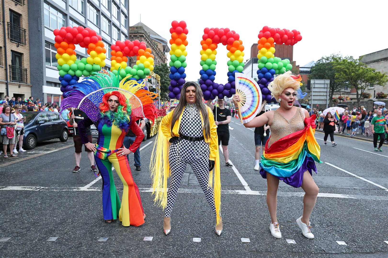 The last Pride parade in Belfast was in 2019 (PA)