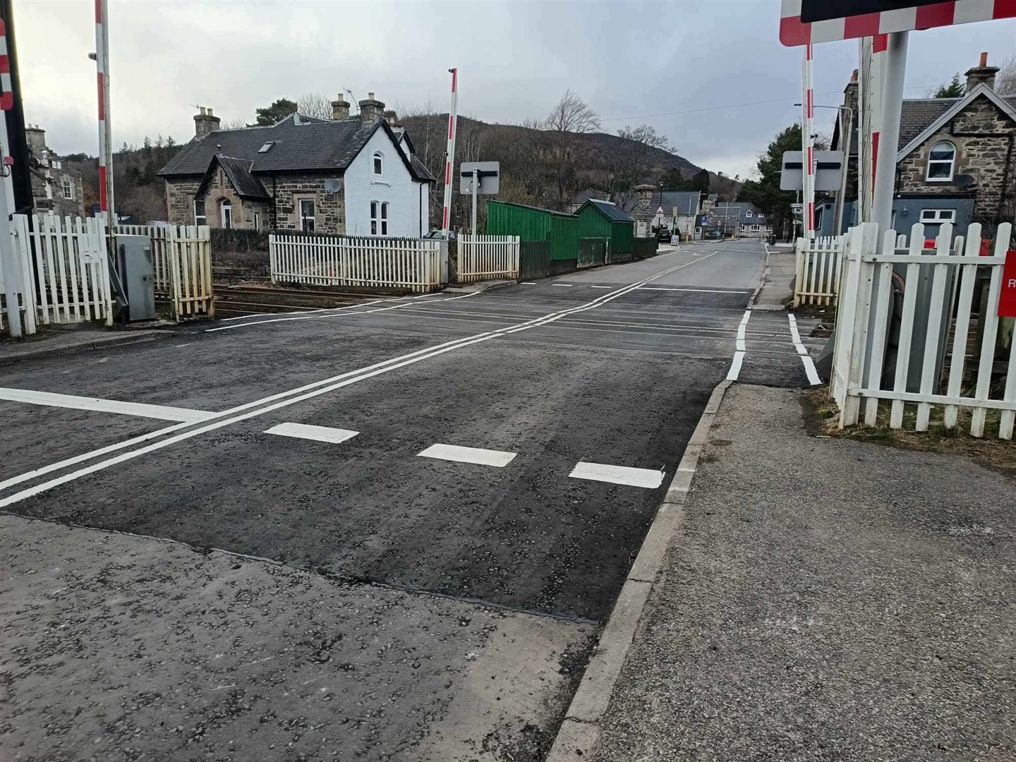 CROSS NOW: With the road surface repaired on schedule the road reopened this morning