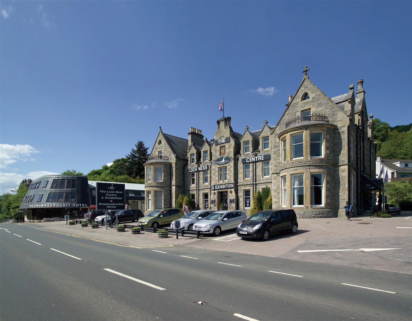 The Loch Ness Exhibition Centre in Drumnadrochit.