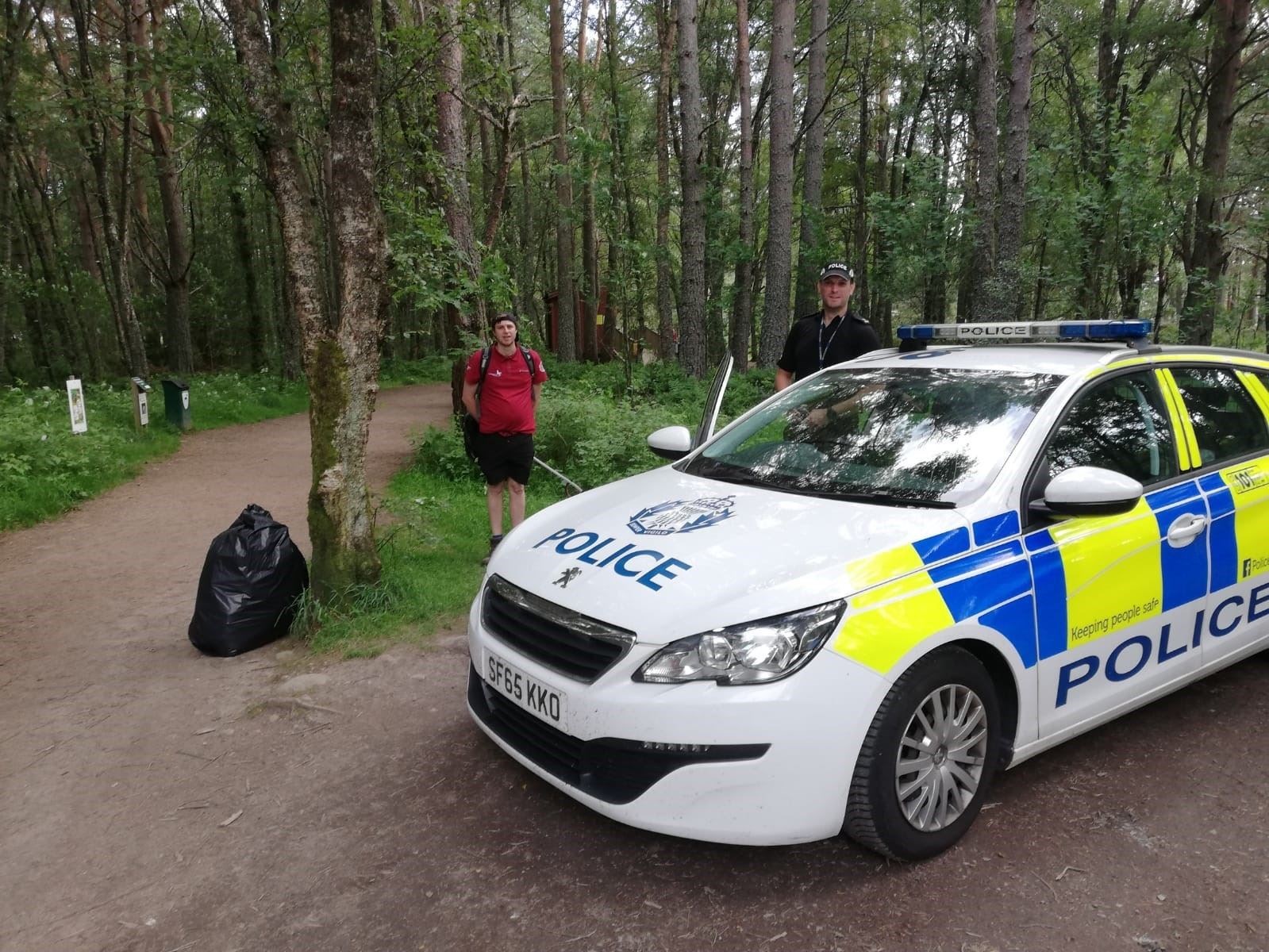 There has been an enhanced police presence at Loch Morlich at weekends since the middle of this month.