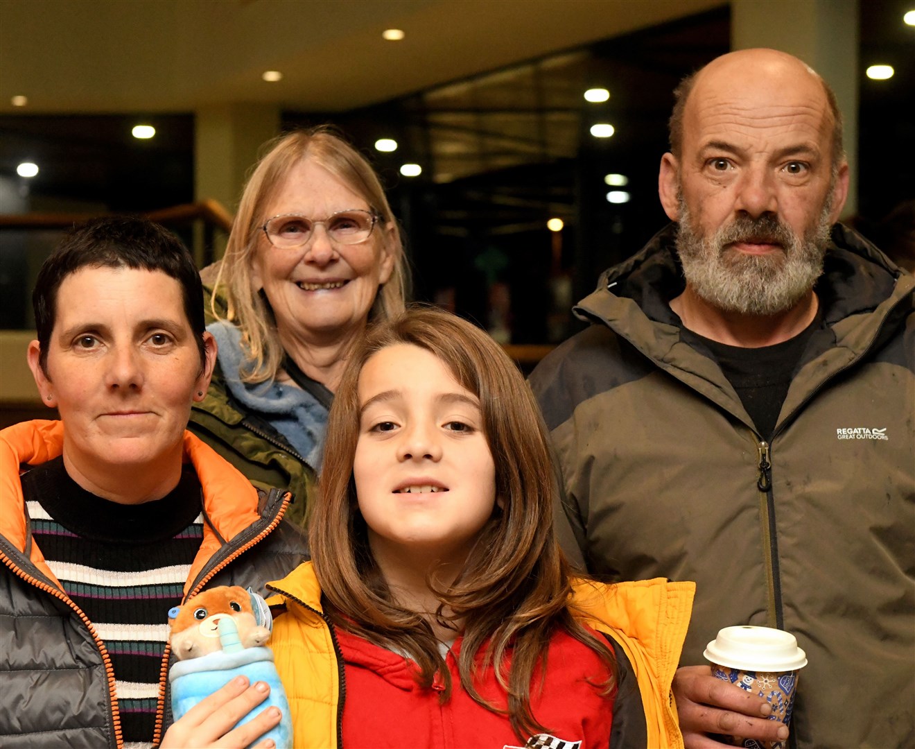 Sharon Thomson, Liz McLeod, Conan Carle and Stuart Carle. Picture: James Mackenzie