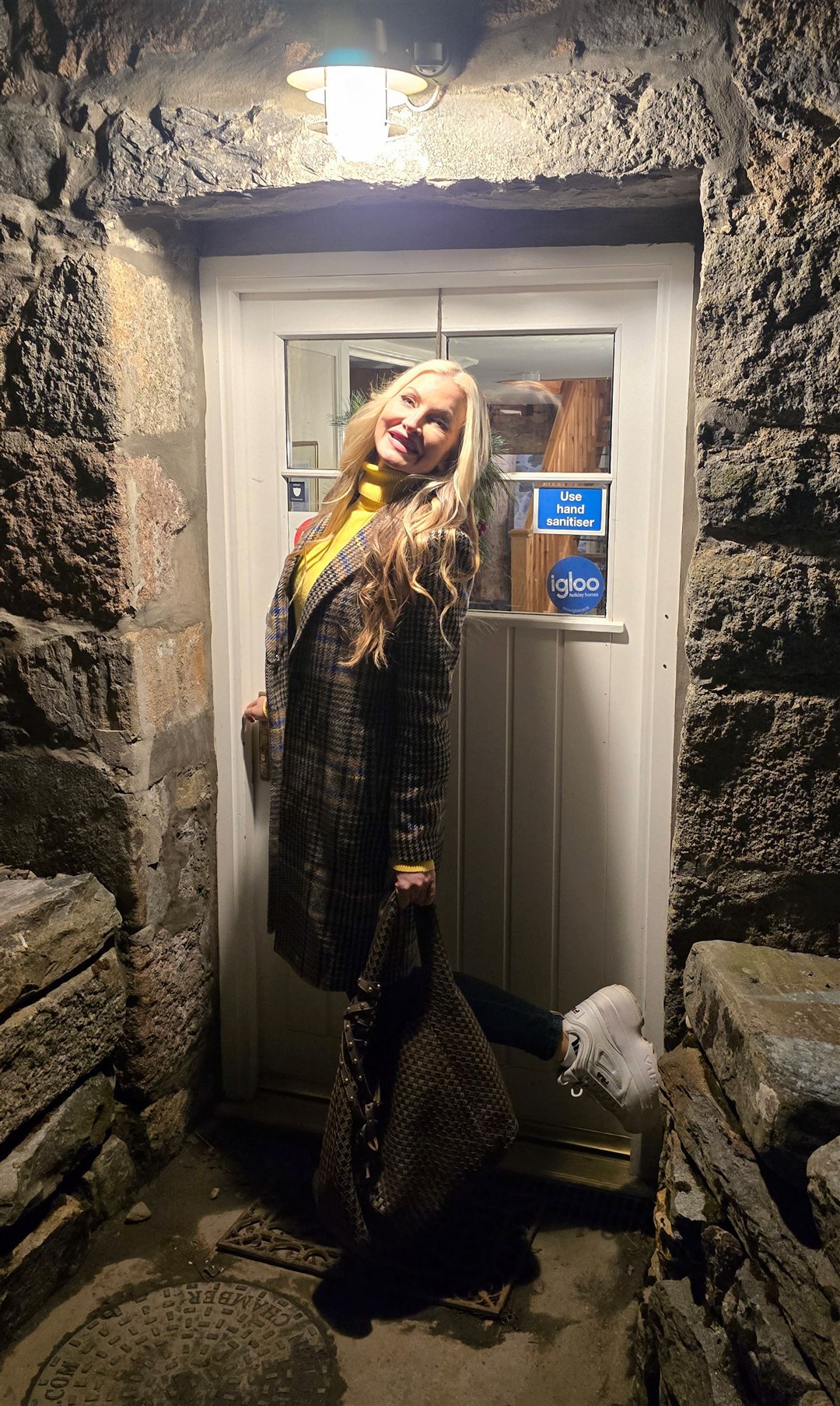 The film starring and produced by Caprice is a love story about an author who becomes a ski instructor and follows Bourret's 2024 production of 'A European Christmas'.