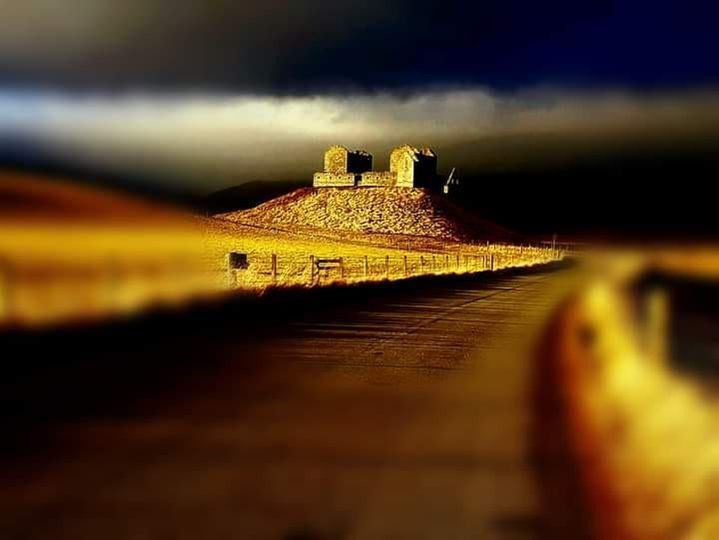 Bathed in sunlight... historic Ruthven Barracks on the outskirts of Kingussie. Picture: David Macleod.