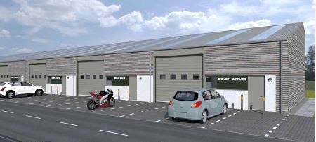 A visual impression of the industrial units planned at Granish, just north of Aviemore.