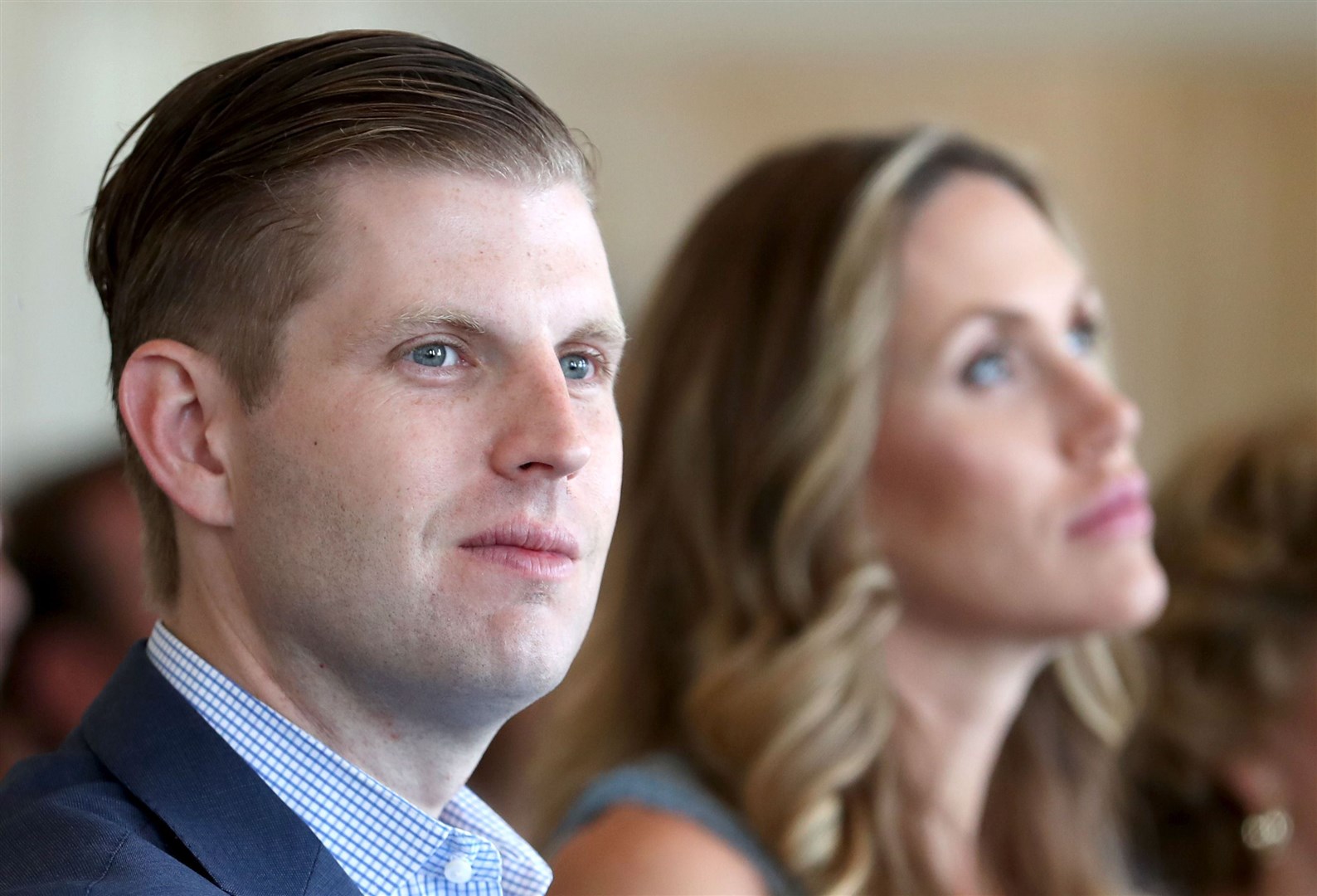 Eric Trump signed off the accounts, claiming Brexit had impacted on supply chains and staffing (Jane Barlow/PA)