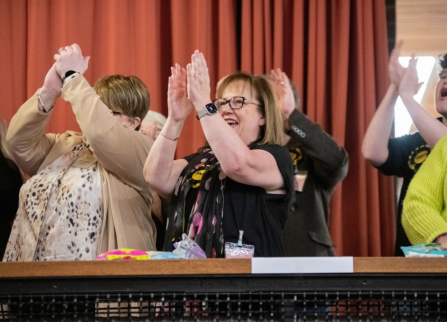 Moray West, Nairn and Strathspey Election Count at Elgin Town Hall. Picture: Daniel Forsyth.