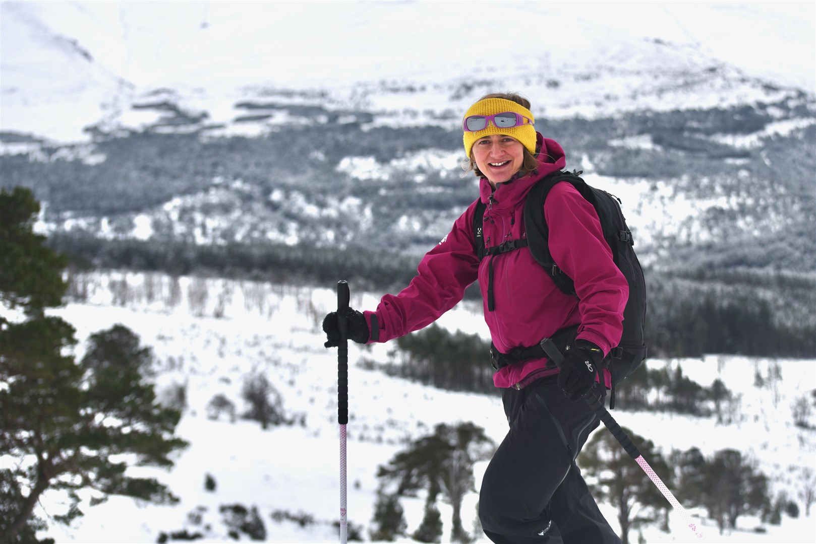 Kingussie-based Alison Thacker provided expert tuition to Dougie Vipond and Zoe Laird.