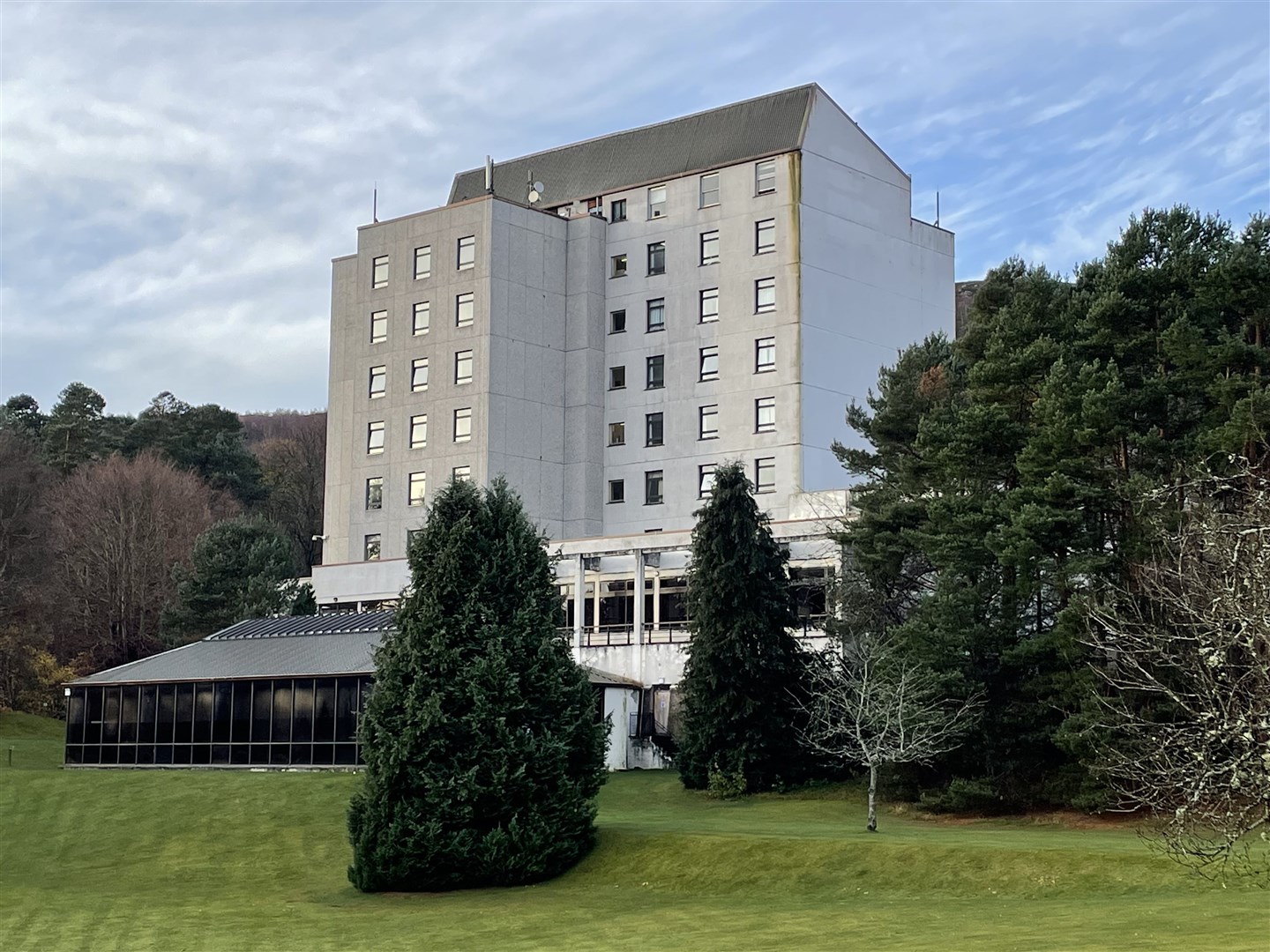 Macdonald Hotels has said issues raised by the refugees have been addressed at their temporary home at the Strathspey Hotel.