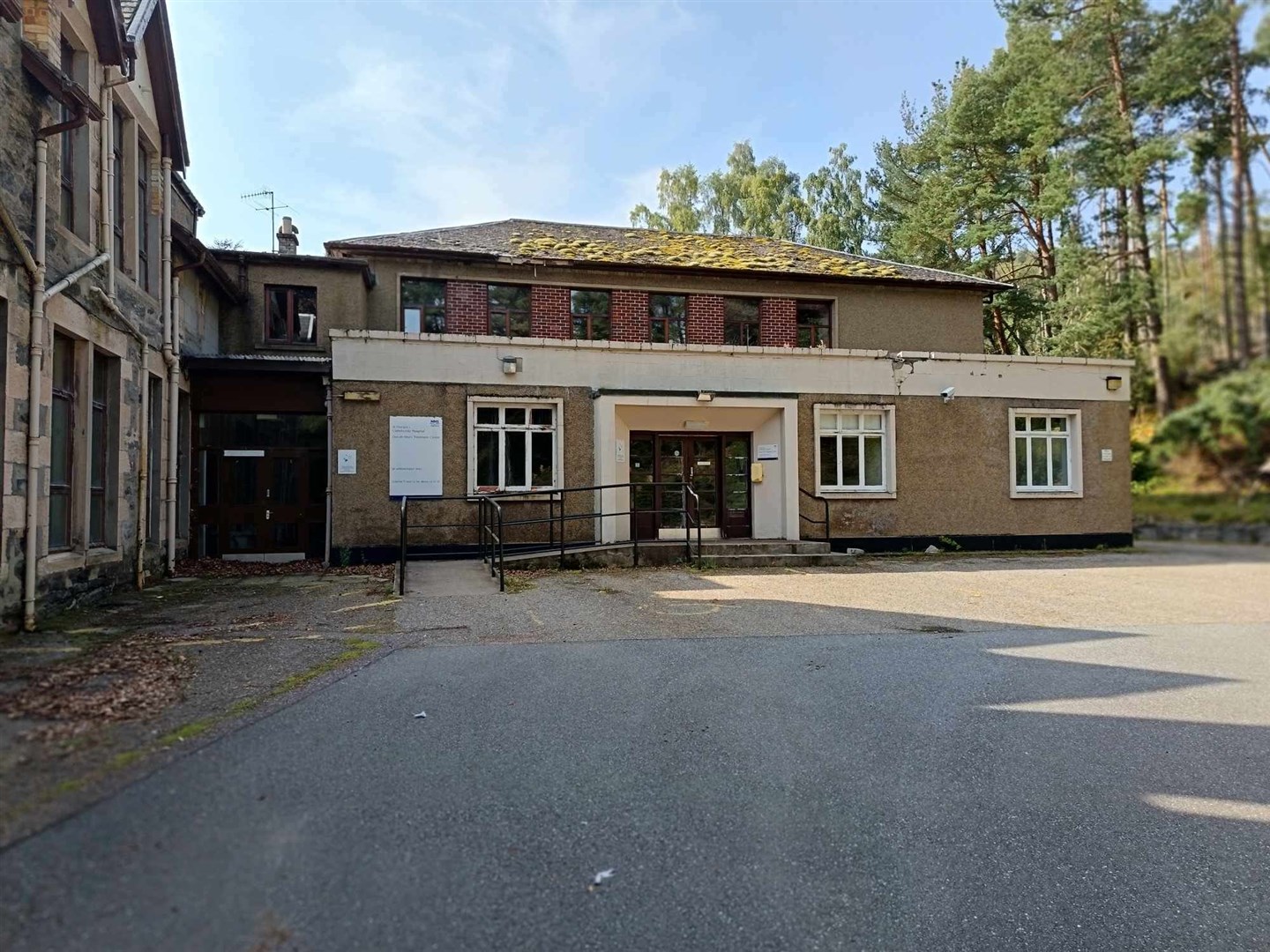 EXIT: The entrance of the former St Vincent's. Outbuildings are to be demolished to make way for housing units.