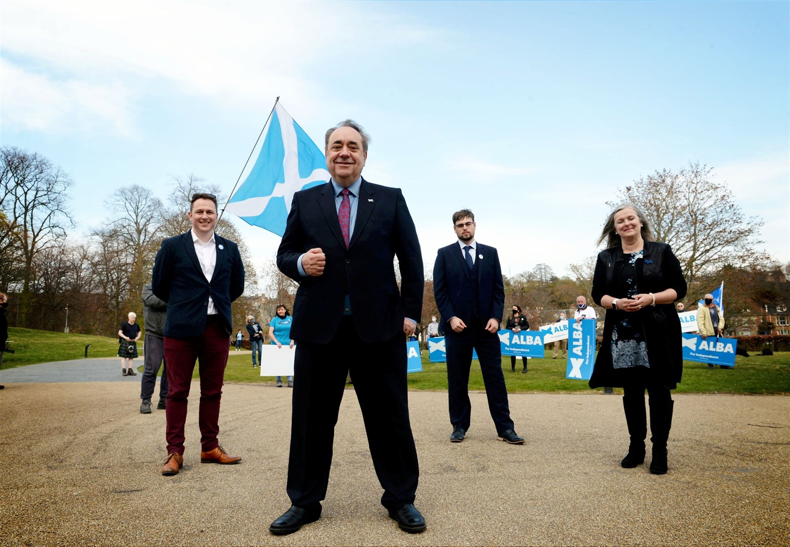 Alex Salmond launches Alba Highlands & Islands Campaign. Picture: James Mackenzie.
