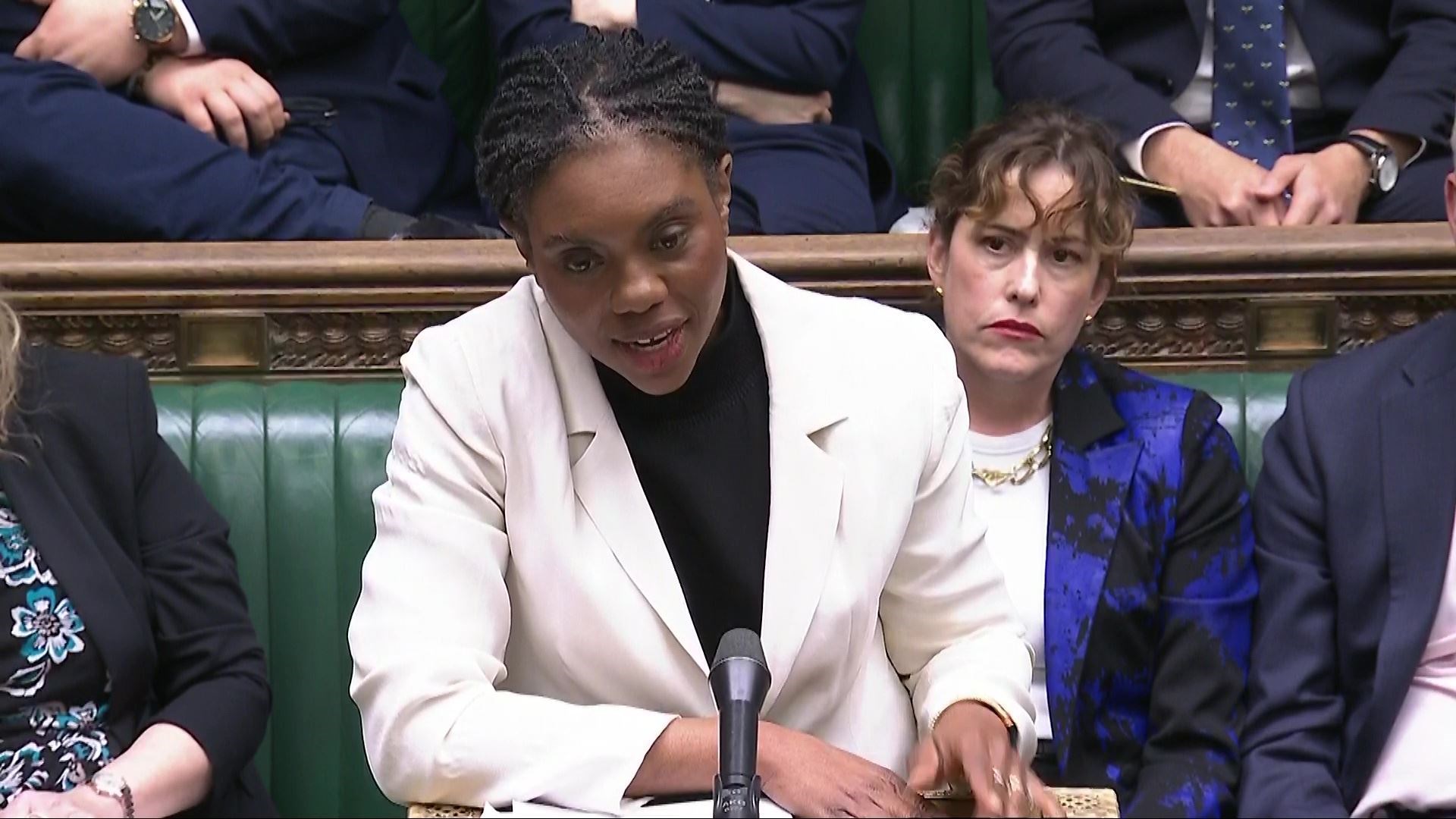 Conservative leader Kemi Badenoch in the Commons (UK Parliament/PA)