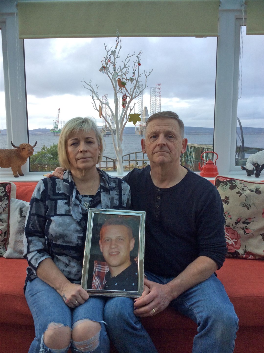 Wendy and Patrick Mullery who founded the James Support Group.
