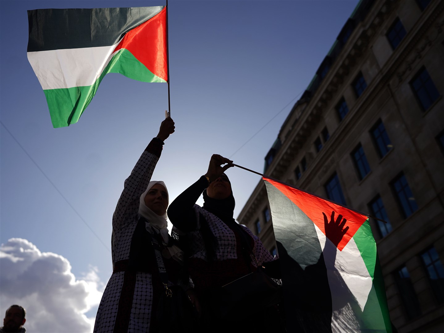 Thousands gathered in London on Saturday (James Manning/PA)