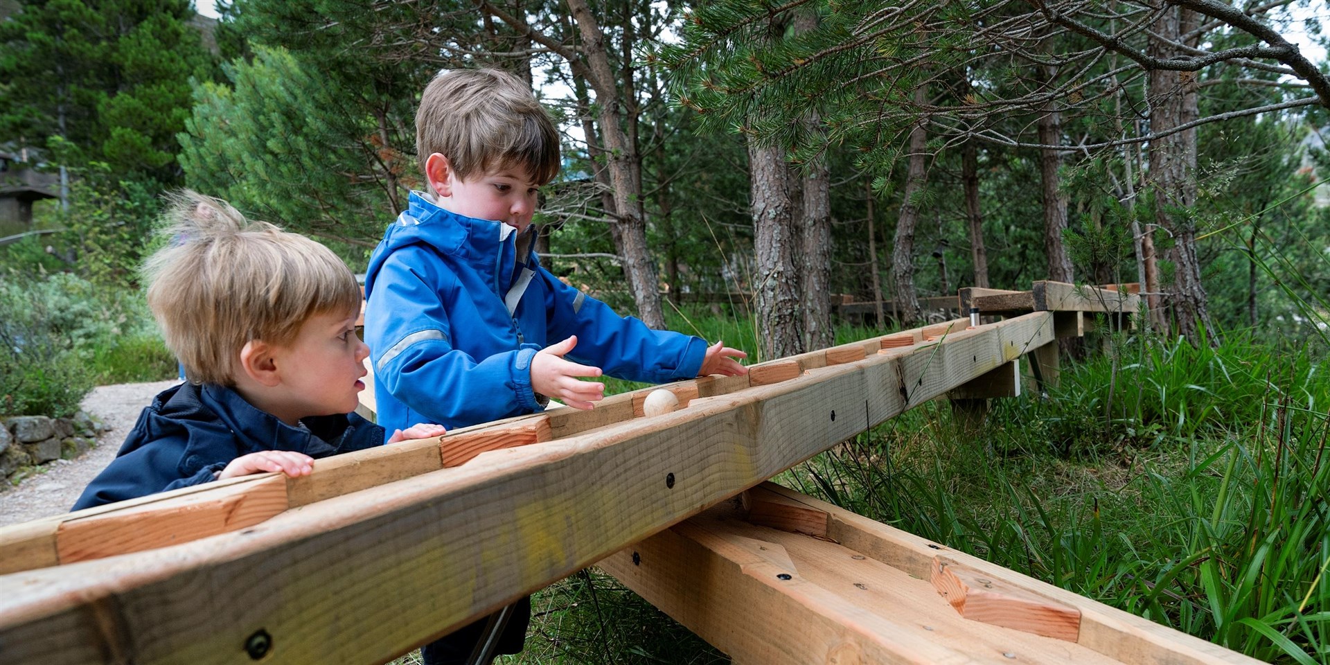 Part of the ball running track is already up and running at Cairngorm Mountain.