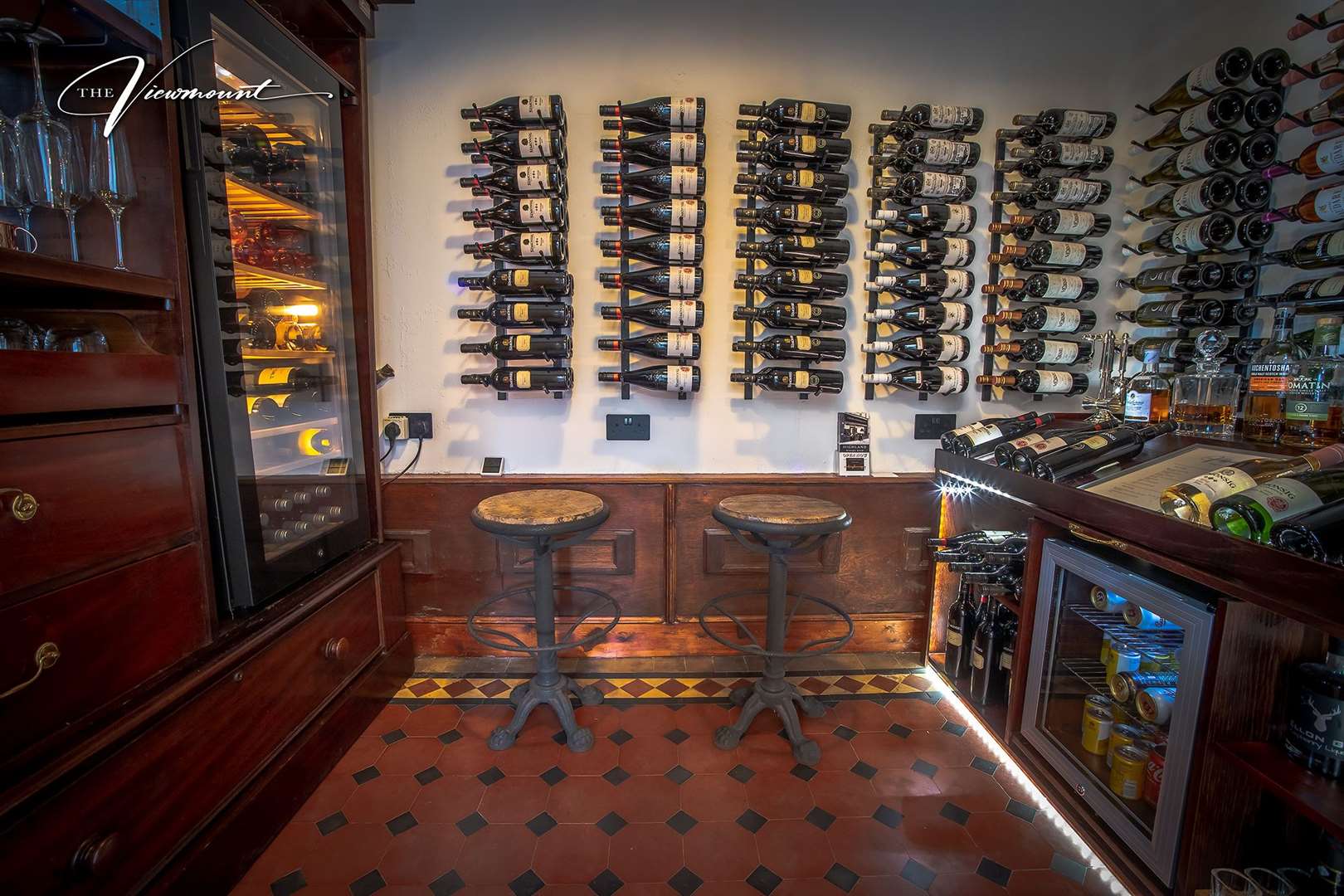 The wine cellar was singled out for its wow factor: Picture: Eoghan Smith