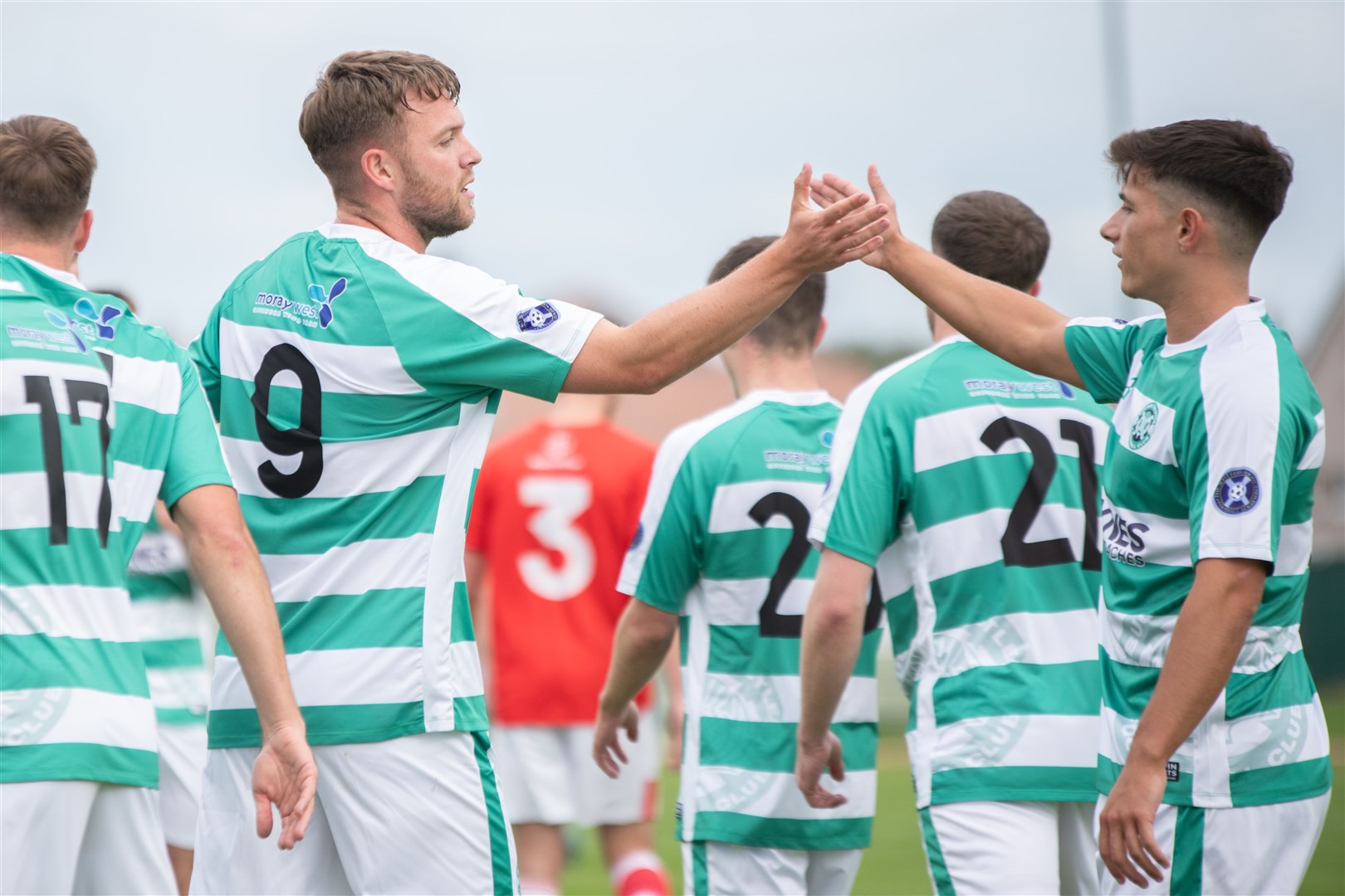 Buckie Thistle forward Josh Peters was in fine goalscoring form last night.