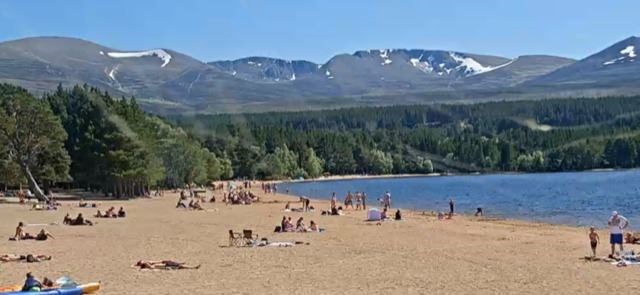 Loch Morlich on the first Sunday after the move to phase one of lockdown which co-incided with a heat wave. The owners of the nearby Pine Marten bar and shop collected many bags of rubbish afterwards with a knife and human faeces amongst items left behind.