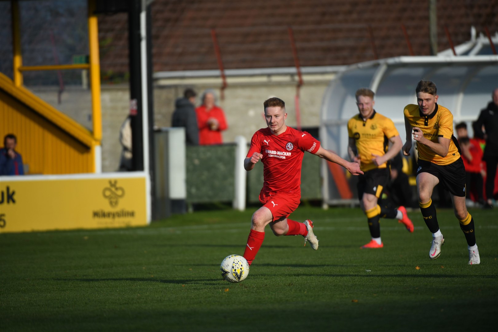 Andrew Macrae hit 30 goals for Brora. Picture: James Mackenzie.